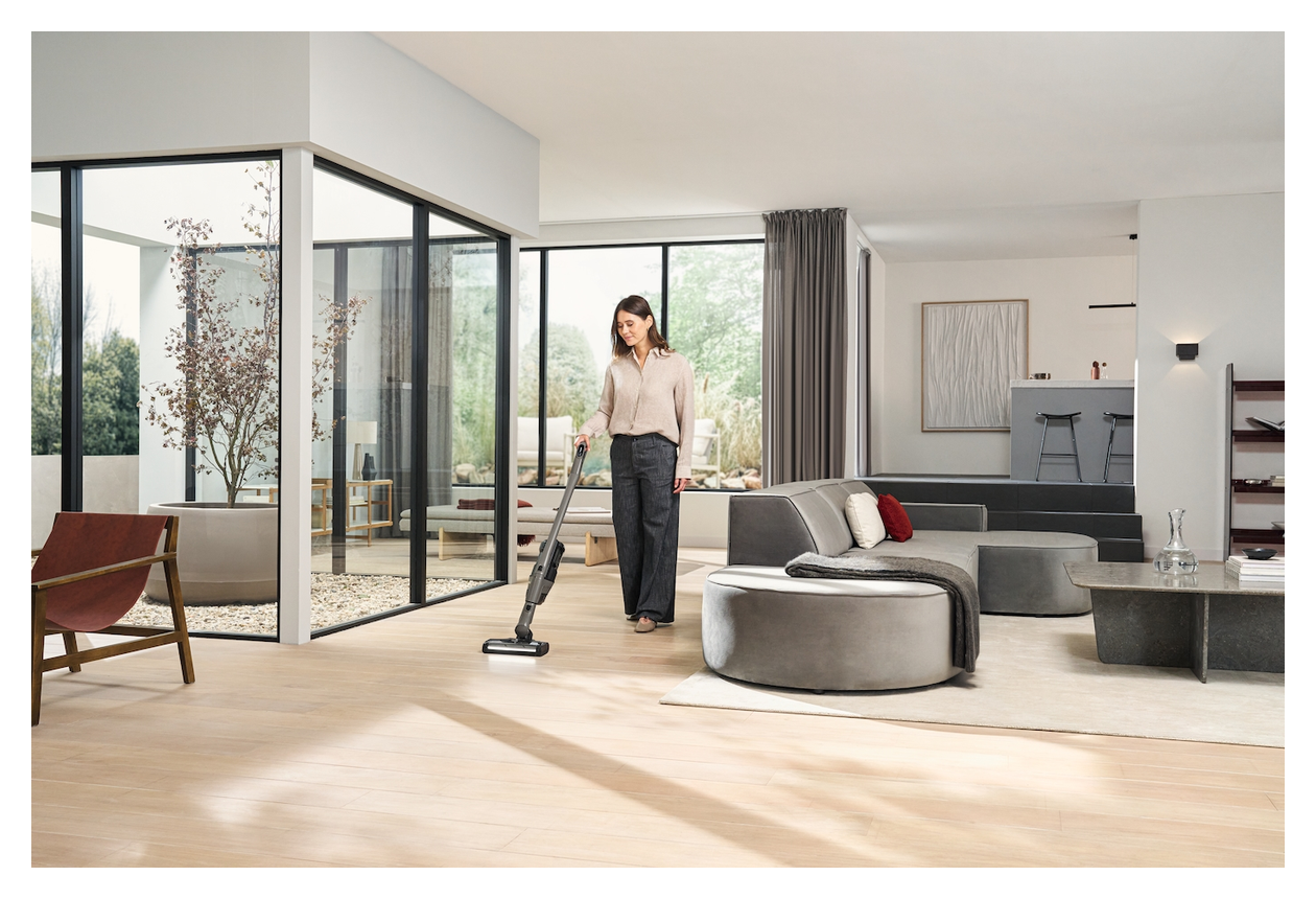 Triflex HX3 Hardfloor Handstaubsauger Beutellos bis 70 min Laufzeit 25,2 V HEPA  (Grau) 