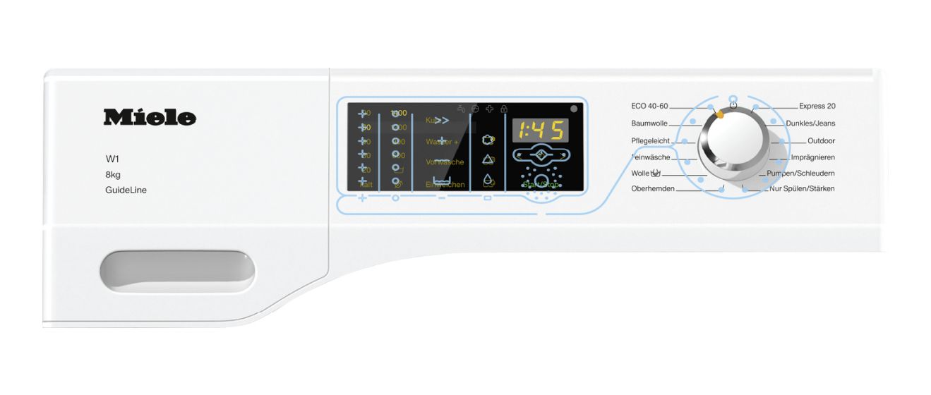 WDD131WPS GuideLine 8 kg Frontlader Waschmaschine 1400 U/min 