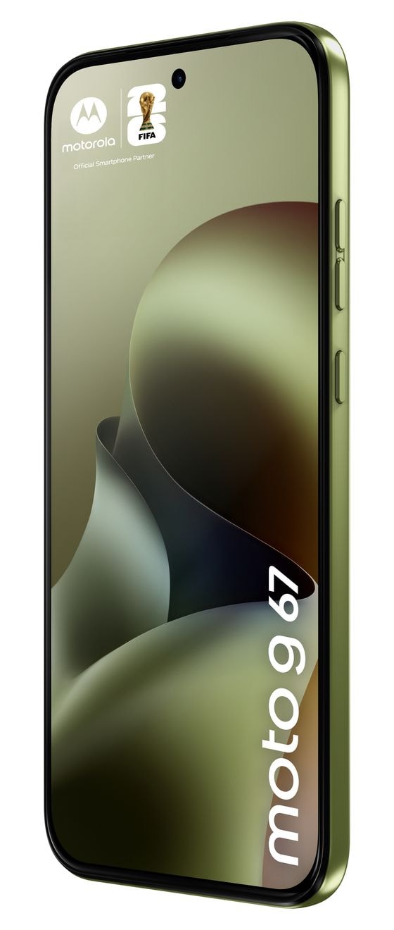 Moto g67 256 GB 5G Smartphone 17,3 cm (6.8 Zoll) 2,4 GHz Android 50 MP Dual Kamera Dual Sim WiFi 5 (PANTONE Nile) 