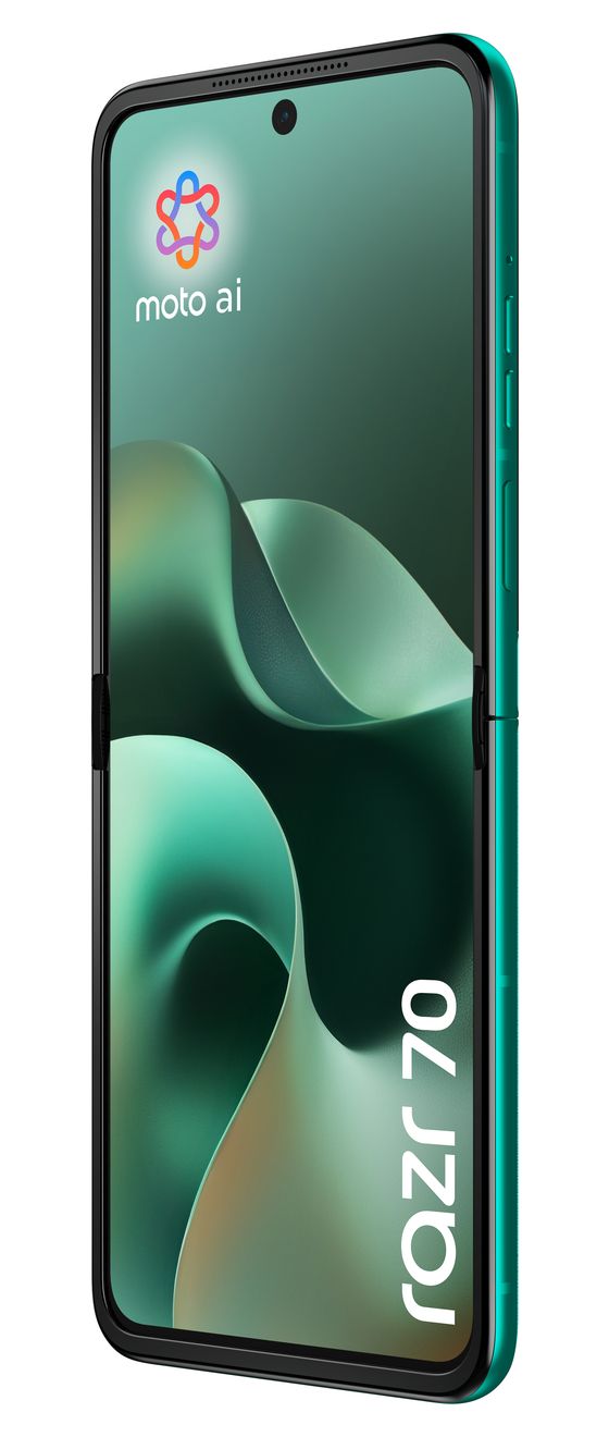 Razr 70 256 GB 5G Smartphone 17,5 cm (6.9 Zoll) Android 50 MP Dual Kamera Dual Sim WiFi 6E (PANTONE Sporting Green) 