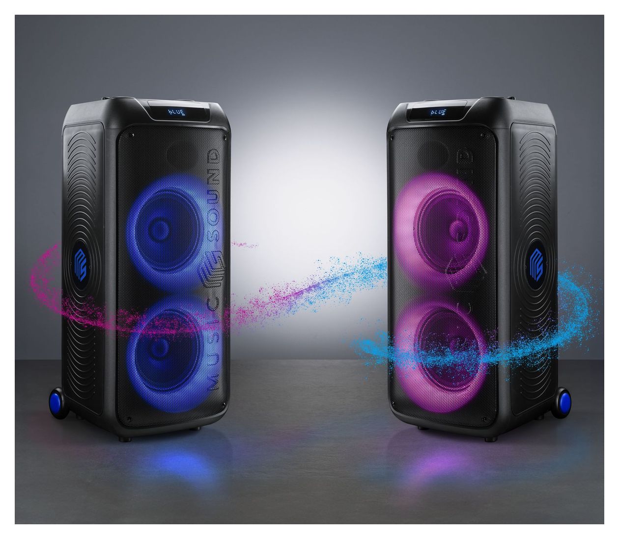 Sound Box 40 W Bluetooth Lautsprecher Laufzeit bis 4 h  (Schwarz) 