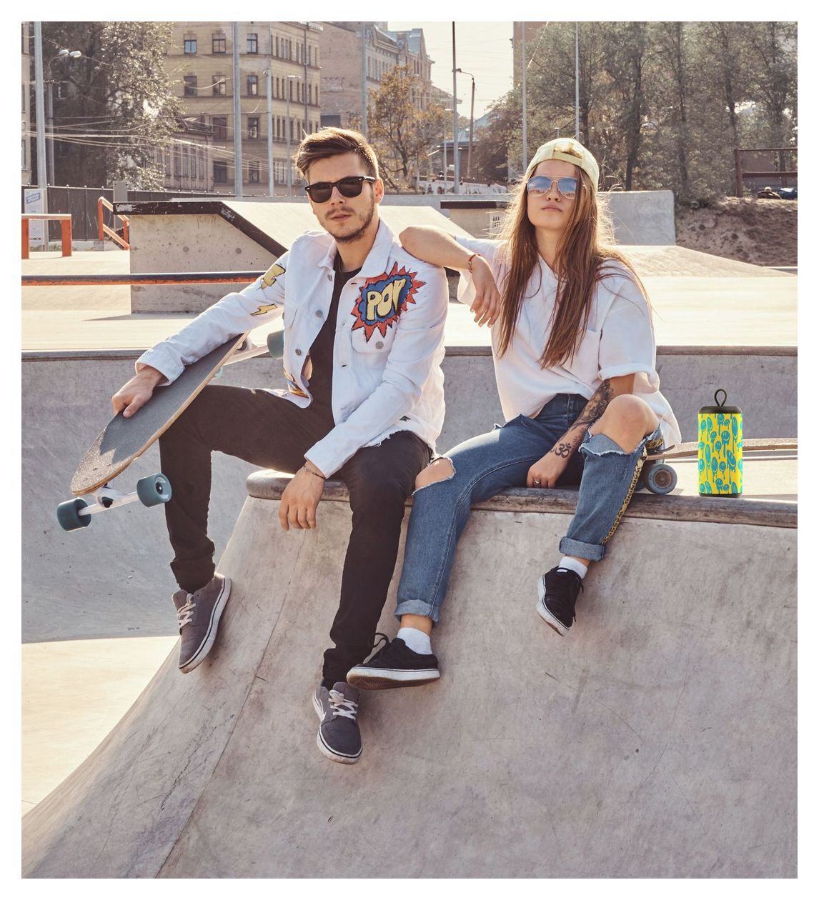 Vertical 5 W Bluetooth Lautsprecher Laufzeit bis 4 h  (Gelb) 