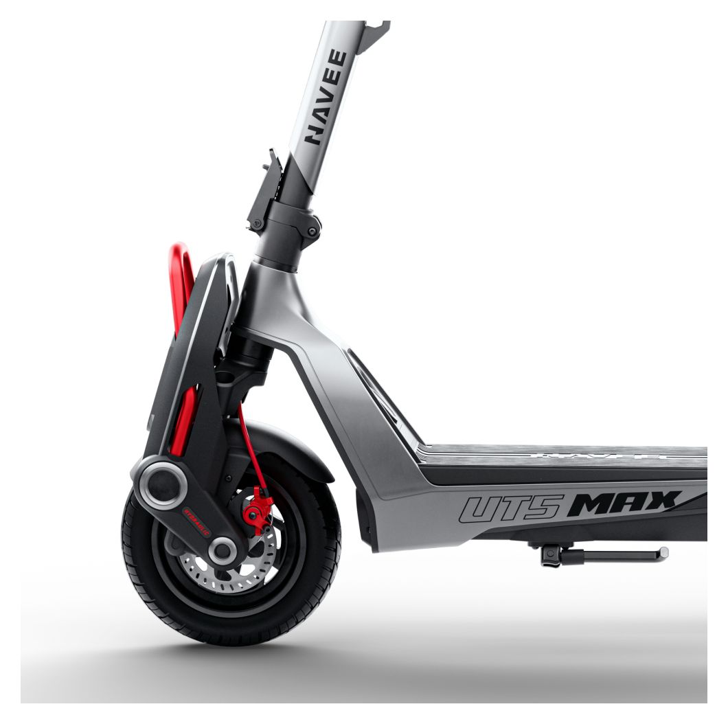 UT5 Max 2400 W E-Scooter 15,3 Ah 100 km Reichweite 34 kg  (Grau) 