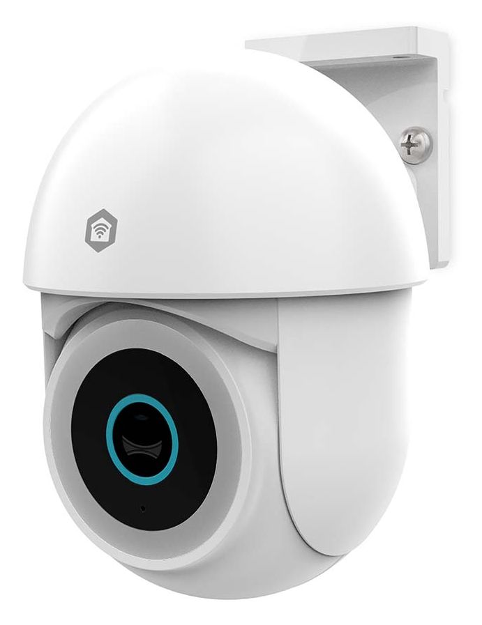 SmartLife WIFICO22CWT 1920 x 1080 Pixel IP-Sicherheitskamera IP65 Außen Nachtsicht  (Weiß) 