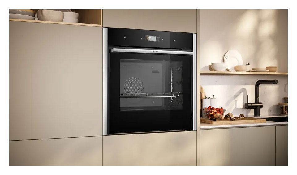 BMK6430CS (B64CS31N0 + Z1608BX0) Slide & Hide Einbaubackofen groß AutoClean 
