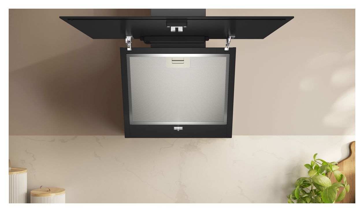 D63IDK1S0 Umluft Dunstabzugshaube/Esse Wand 60 cm (Schwarz) 
