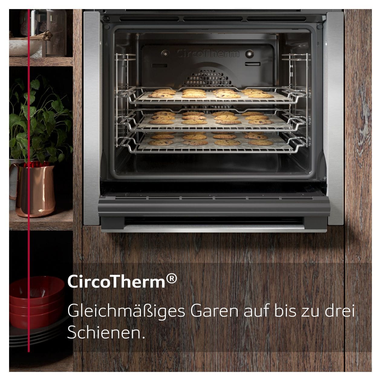 HMK320SIF (E1ACE2AG4 + M66SBX1M0 + Z1608BX0) Herdset groß AutoClean EasyClean mit 60 cm Induktions Kochfeld 