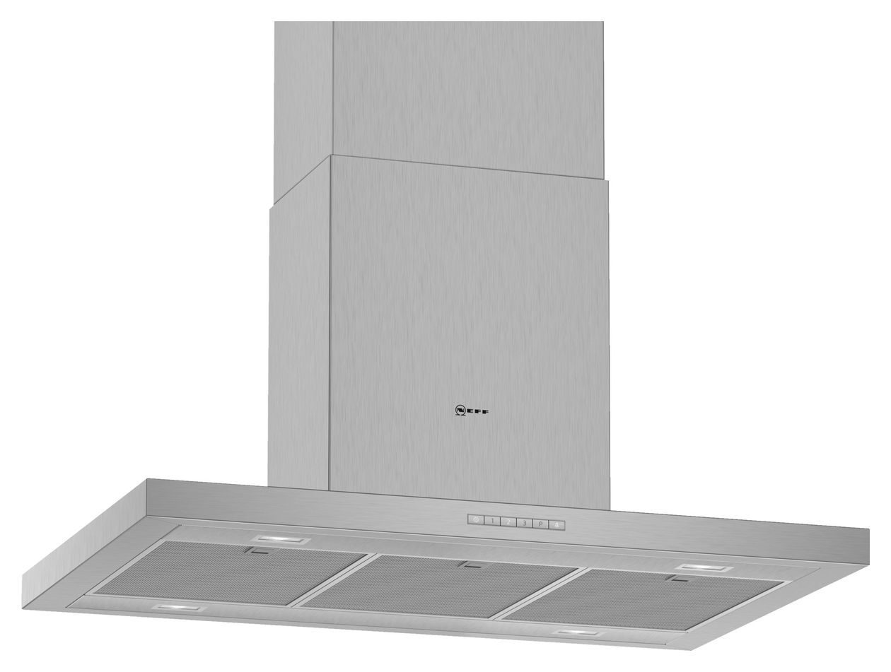 IBBE952N Abluft/Umluft Dunstabzugshaube/Esse Insel 90 cm (Edelstahl) 