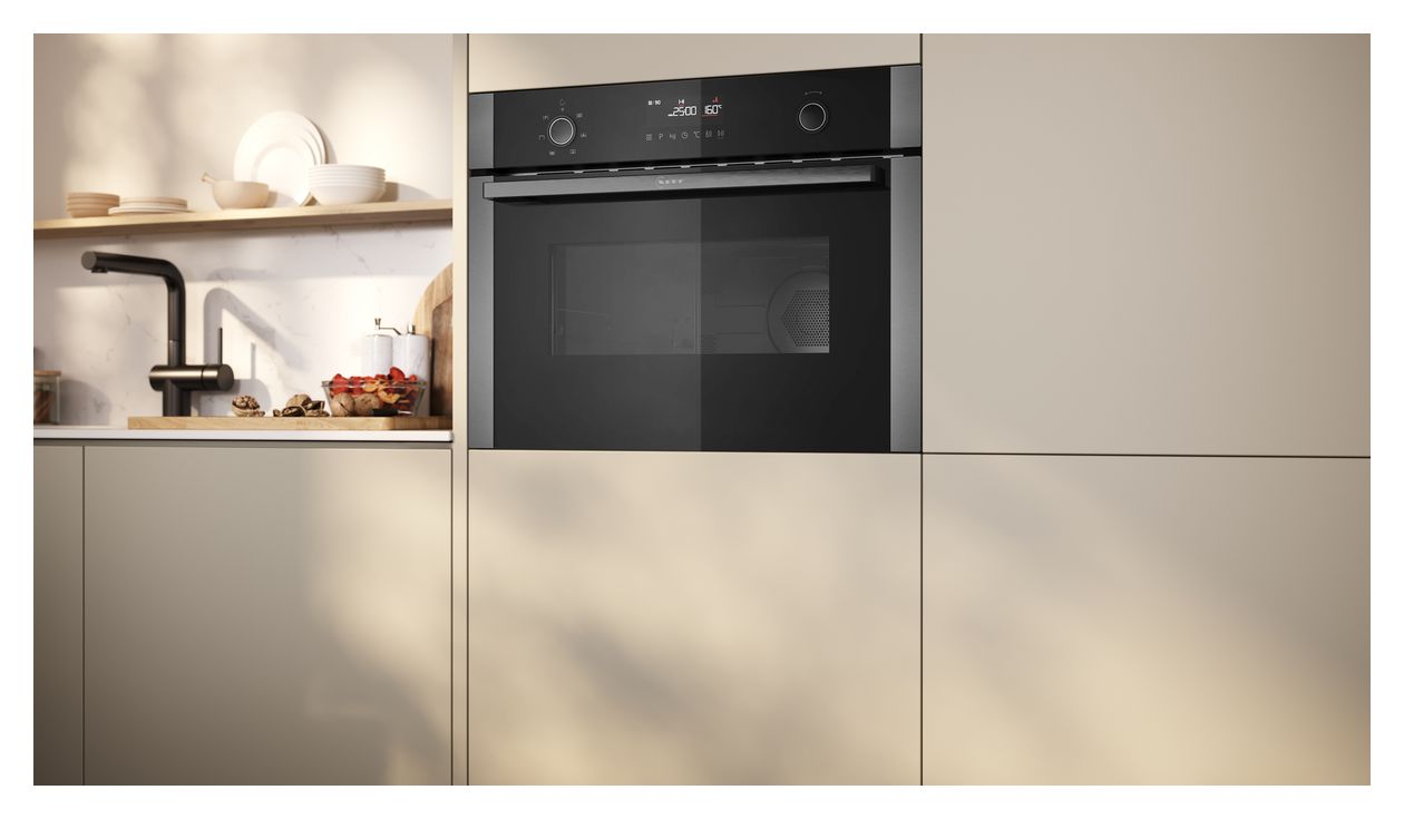 N50 C1AMG84G1 Einbaubackofen kompakt AutoClean Mikrowelle 