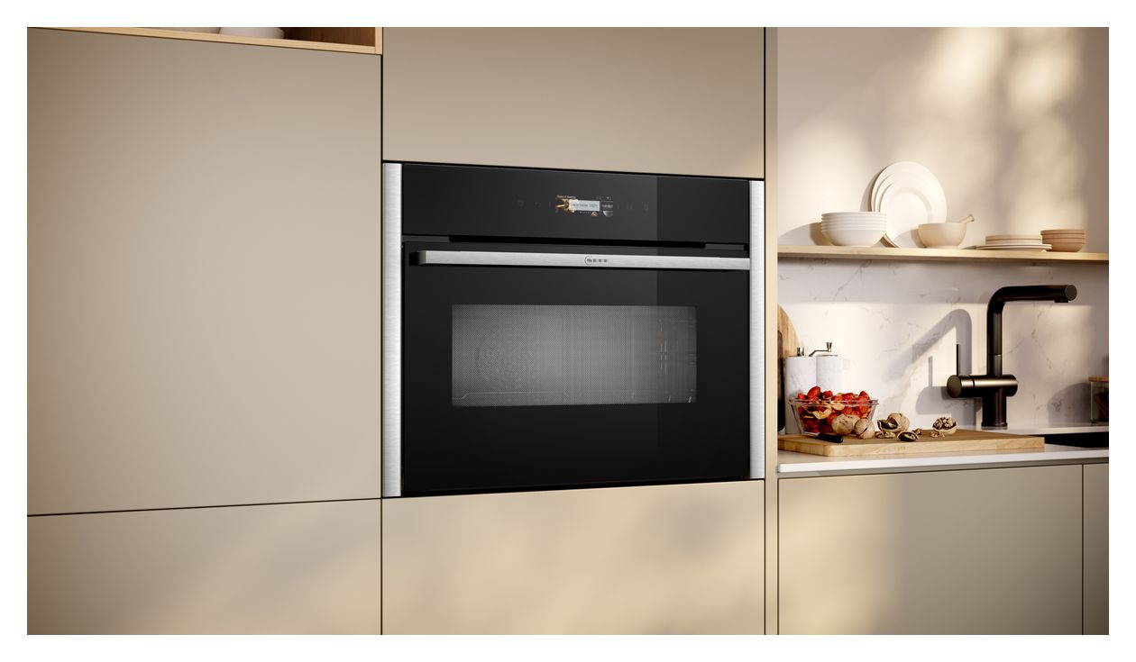 N70 C24MR21N0 Einbaubackofen kompakt AutoClean Mikrowelle 