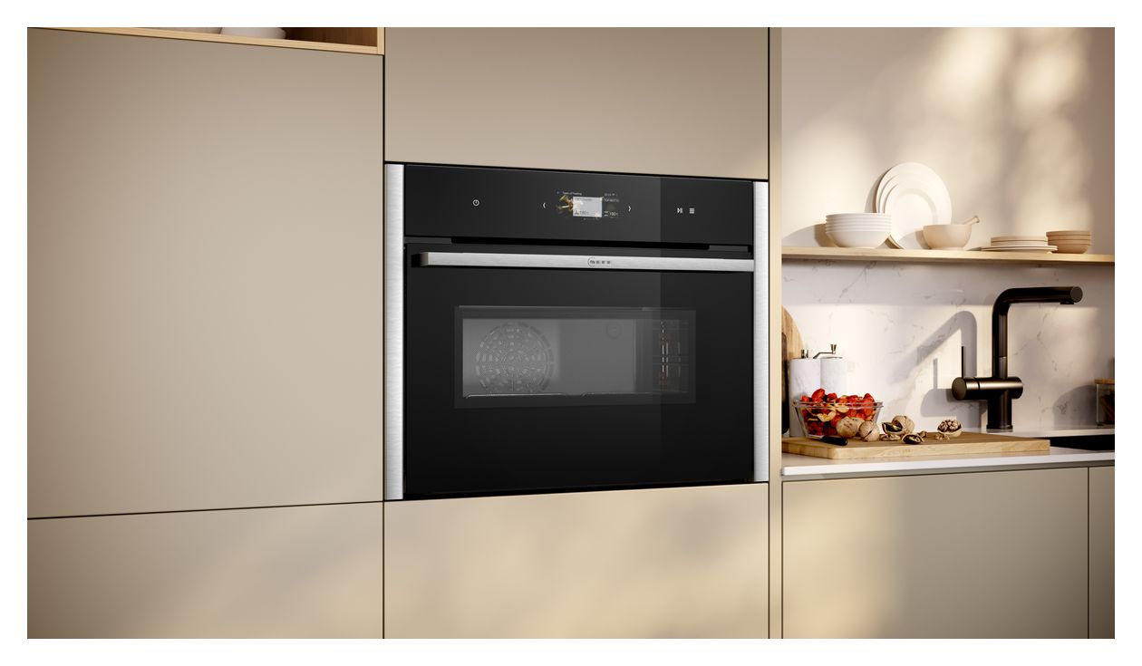 N90 C24MS31N0 Einbaubackofen kompakt AutoClean Mikrowelle 