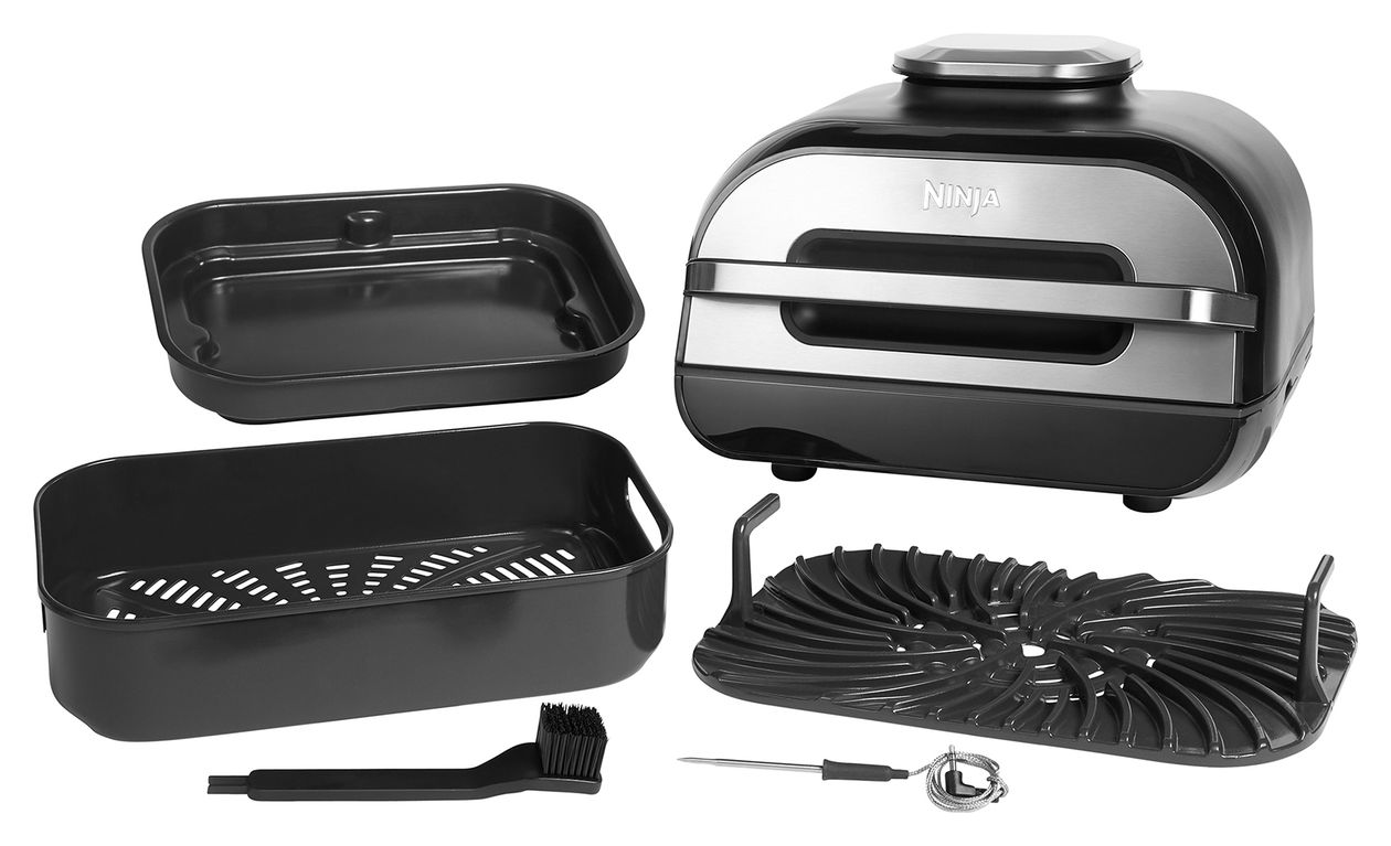 AG551EU Heißluftfritteuse 5,7 l 2460 W  (Schwarz, Grau) 