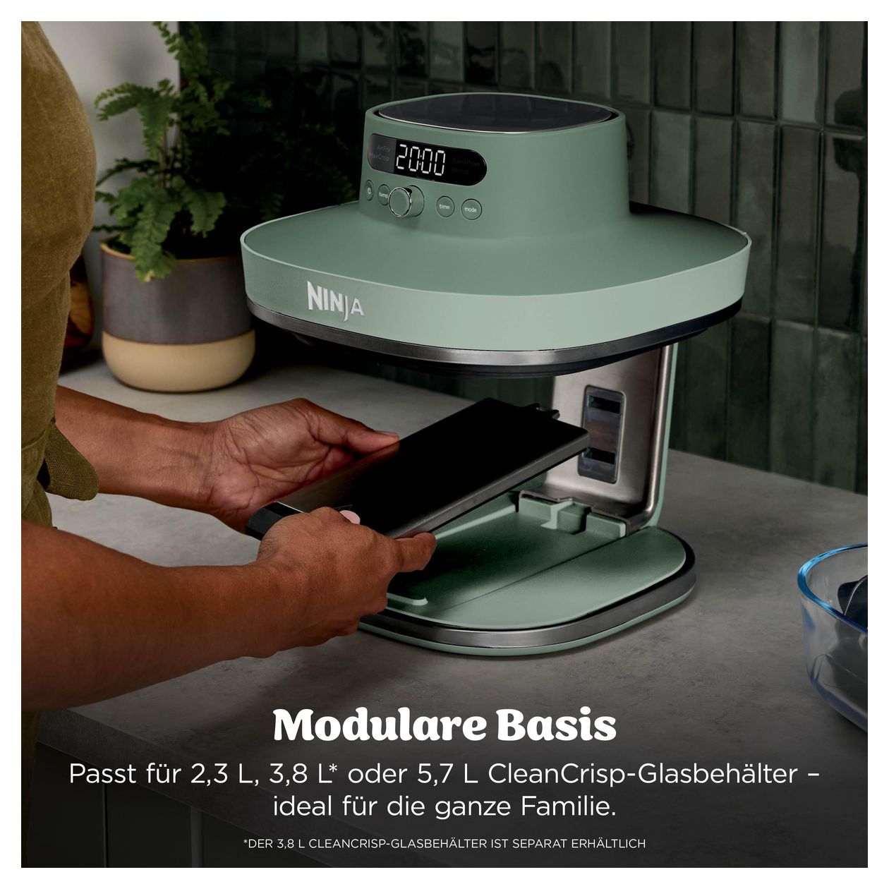 AS090EUGN Crispi Pro 5-in-1 Heißluftfritteuse 