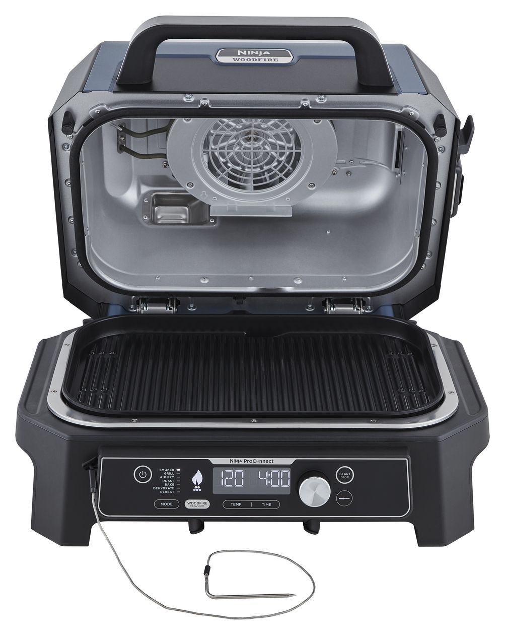 OG901EU Woodfire Pro Connect XL 1700 W  (Schwarz) 