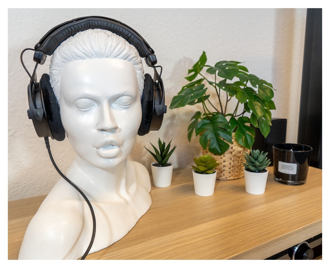 Kopfhörerständer In Fascenatio Kopfhörer-Halterung  (Weiß) 