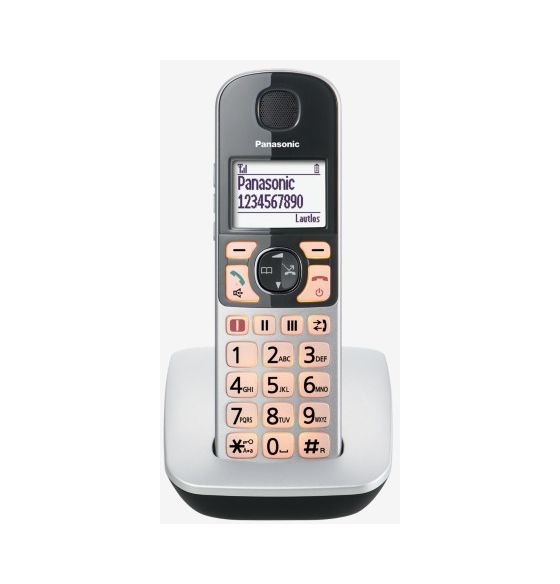 KX-TGE510GS DECT-Telefon  (Schwarz, Silber) 