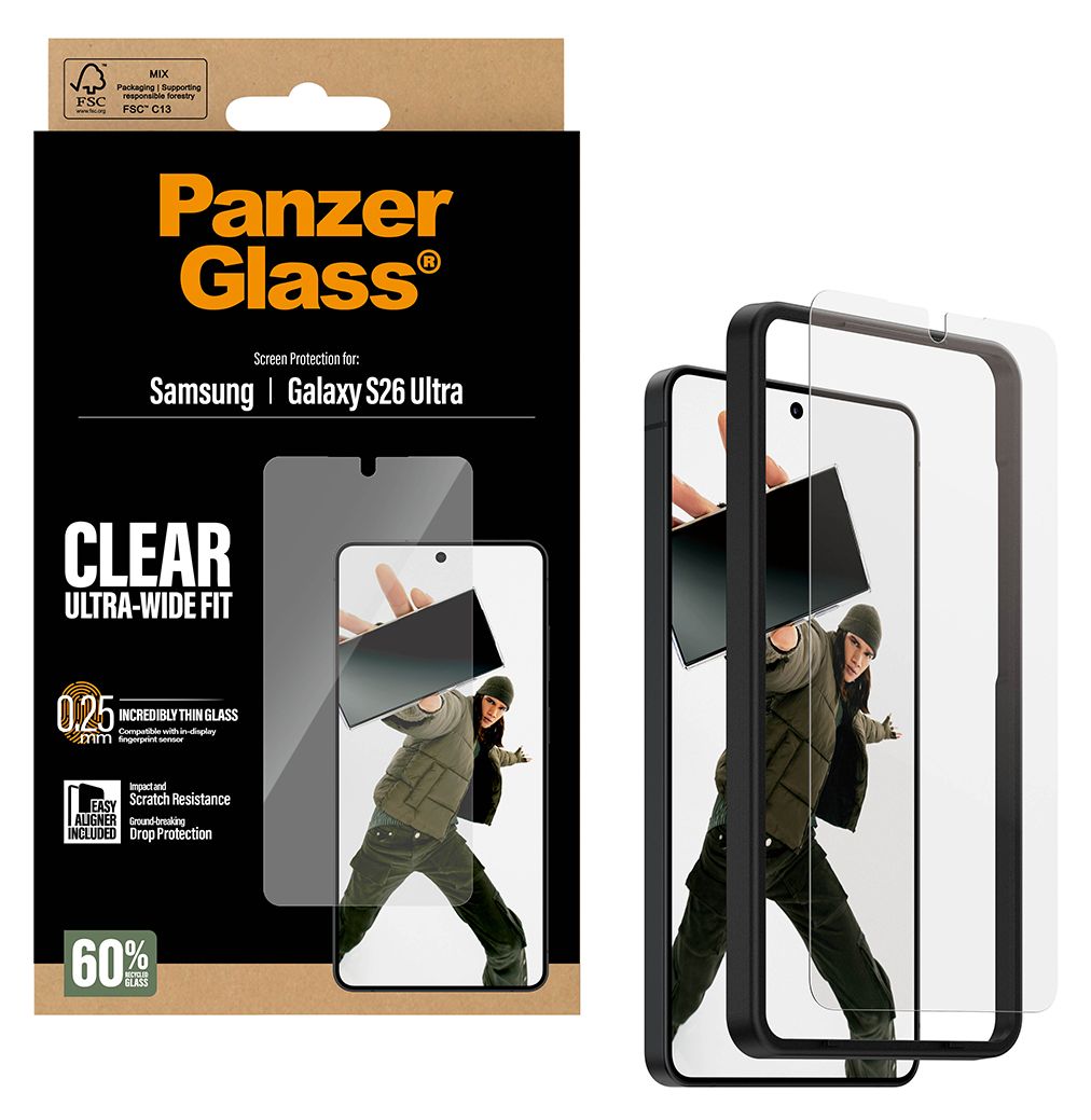 37869 Klare Bildschirmschutzfolie Polyethylenterephthalat, Silikon für  Samsung Samsung - Galaxy S26 Ultra Kratzresistent, Schockresistent 