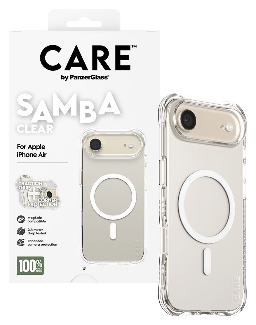 69281 Care Case Samba Cover für Apple Apple - iPhone Air  (Transparent) 