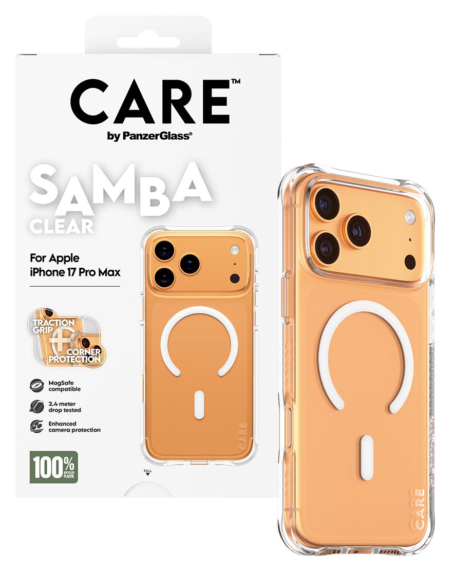 84109 Care Case Samba Cover für Apple Apple - iPhone 17 Pro Max  (Transparent) 