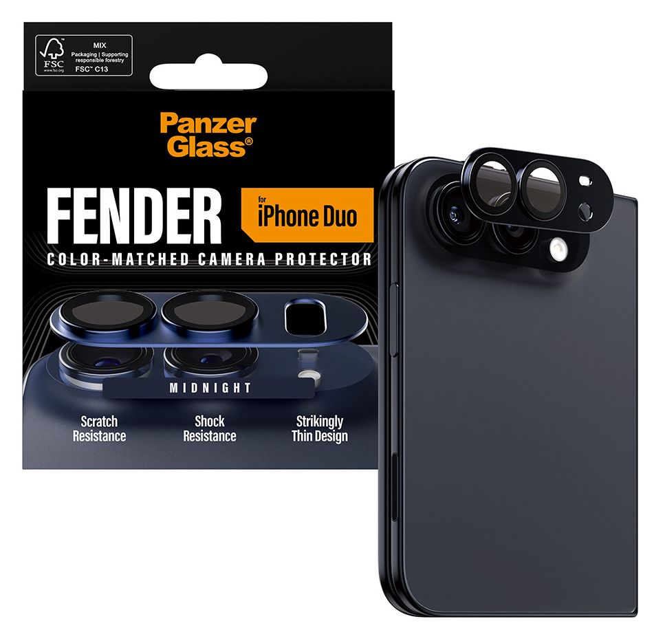 Fender Kameraobjektivschutz Silikon für Apple iPhone Duo 