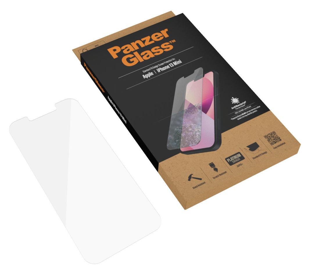 PanzerGlass® Displayschutzglas iPhone 13 Mini | Standard Fit 