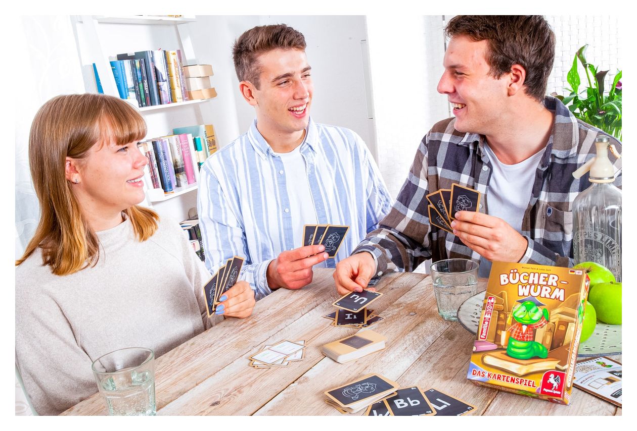 18322G Bücherwurm - Das Kartenspiel Kartenspiel bis zu 8 Spielern ab 8 Jahr(e) 