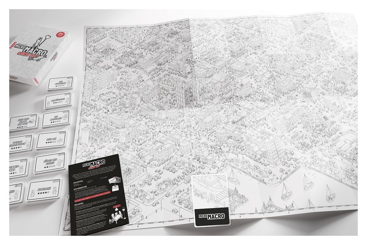 59060G MicroMacro: Crime City Brettspiel bis zu 4 Spielern ab 10 Jahr(e) 