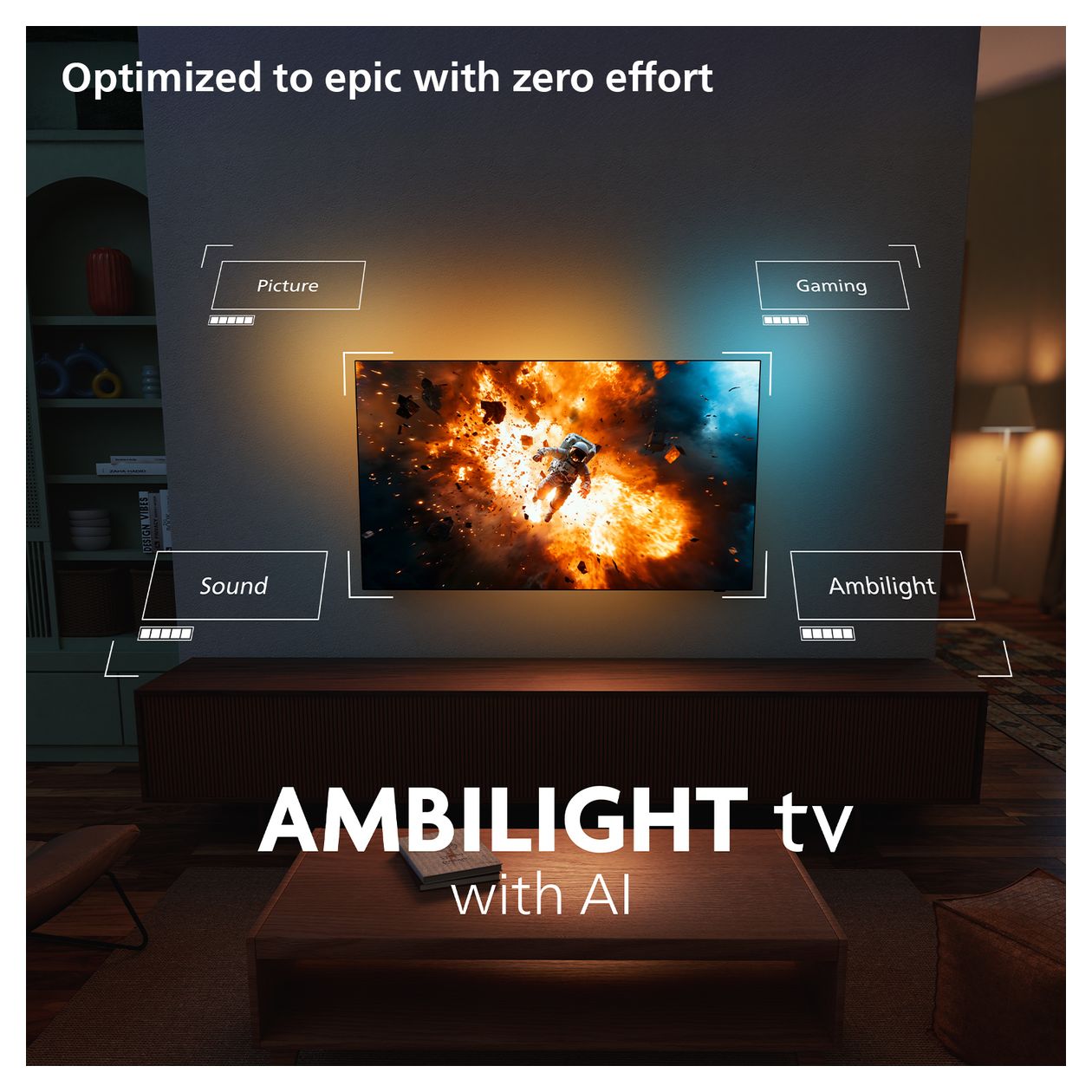 65OLED910/12 OLED 165,1 cm (65 Zoll) Fernseher 4K Ultra HD 2k24 Sound Engine VESA 300 x 300 mm  (Metallisch) 