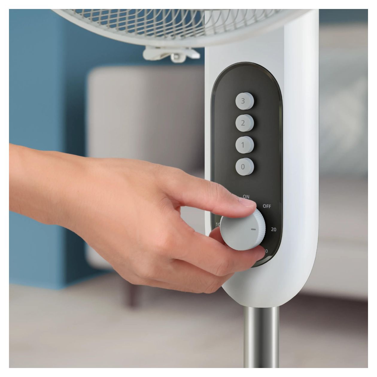 Ares 1000 CX1220/00 3330 m³/h Ventilator Stand 38 dB  (Grau) 