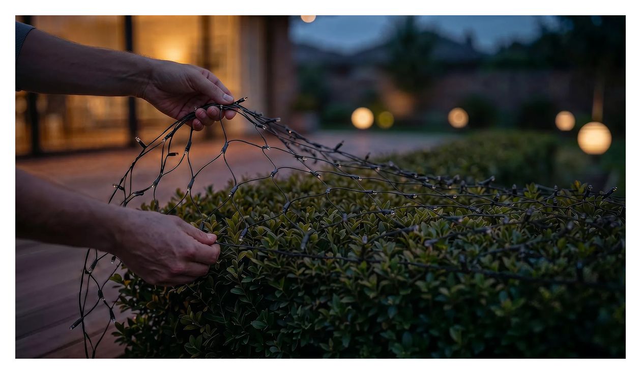 Festavia Netzlichterkette – 1 m x 3,5 m, 250 LEDs 