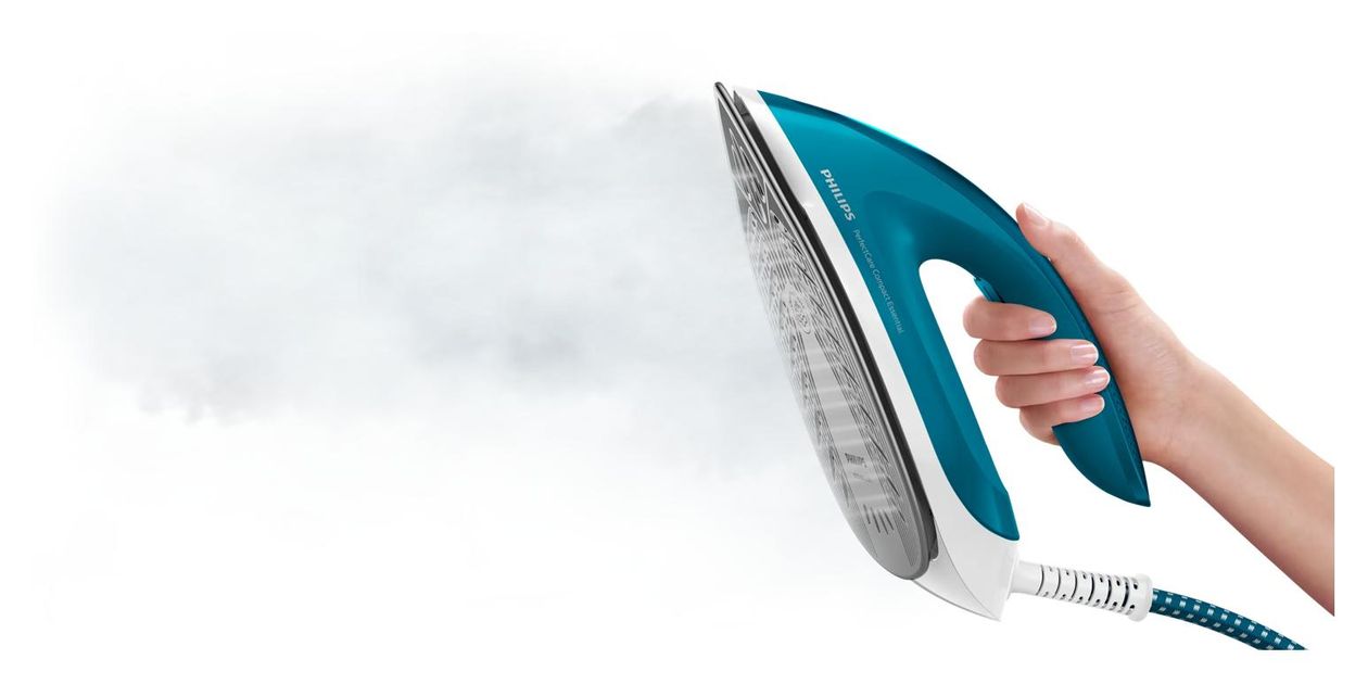 GC6840/20 PerfectCare Compact Essential 2400 W Dampfbügelstation 120 g/min  (Blau, Weiß) 