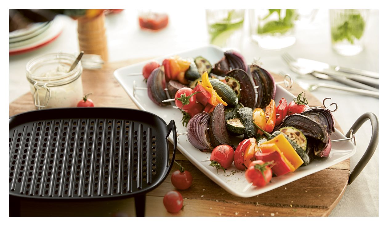HD9926/00  Grillboden & -Spieße für Airfryer 3,2 und 4,2 Liter 