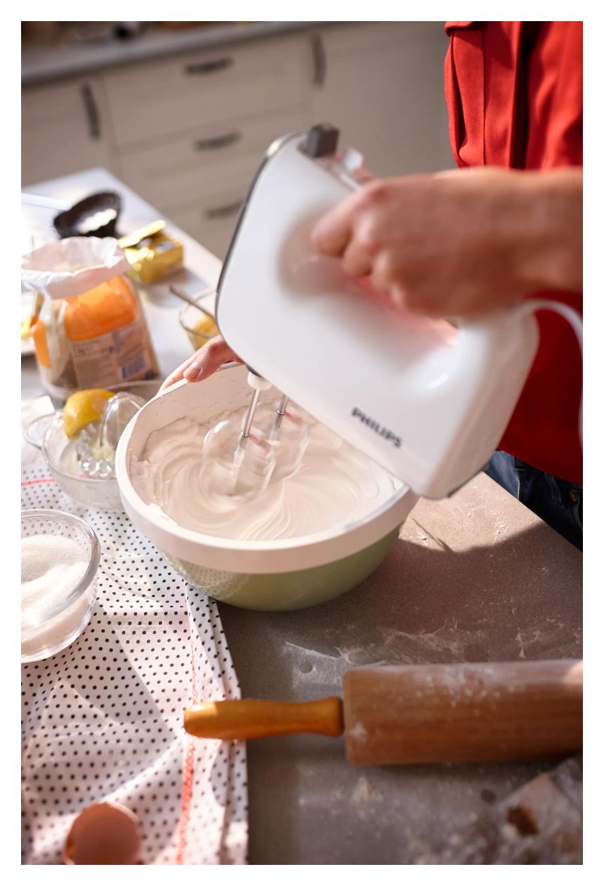 HR3740/00 Viva Collection Handmixer 450 W 5 Stufen  (Grau) 