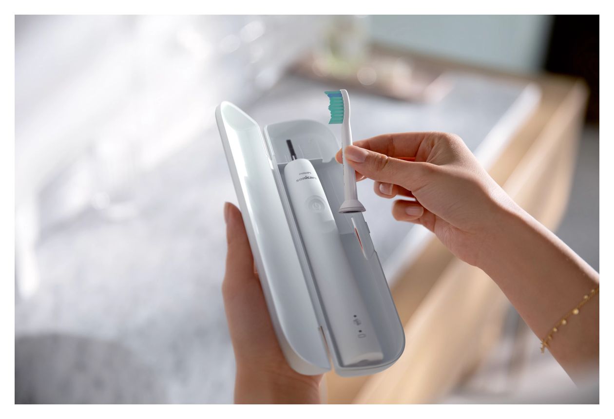 HX3673/13 Sonicare 3100 Series Schall-Zahnbürste für Erwachsene 336 h  (Weiß) 