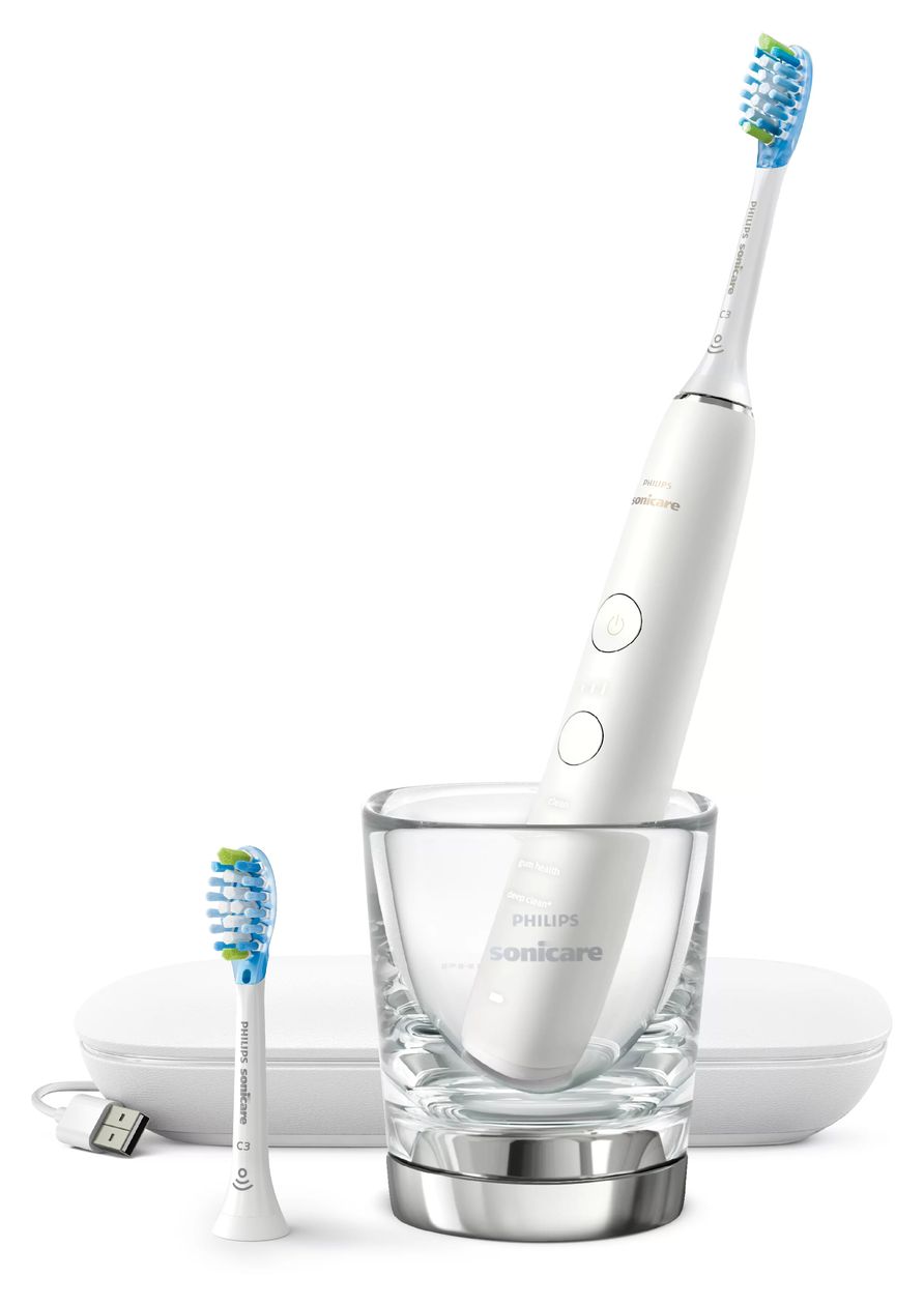 HX9913/17 Sonicare DiamondClean 9000 Schall-Zahnbürste für Erwachsene  (Weiß) 