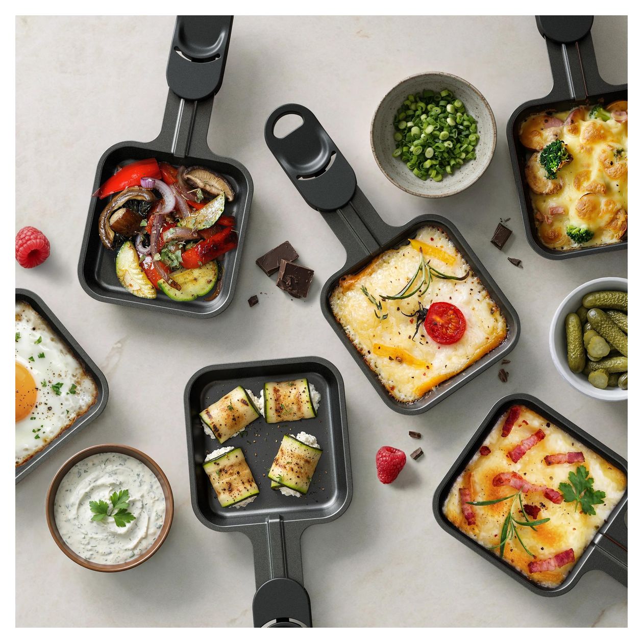 Raclette Grill 2-in-1 