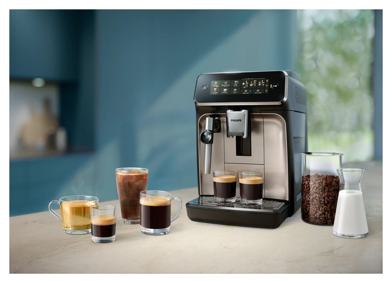 Series 3300 EP3321/40 LatteGo Kaffeevollautomat 15 bar 1,8 l 275 g AutoClean  (Schwarz) 