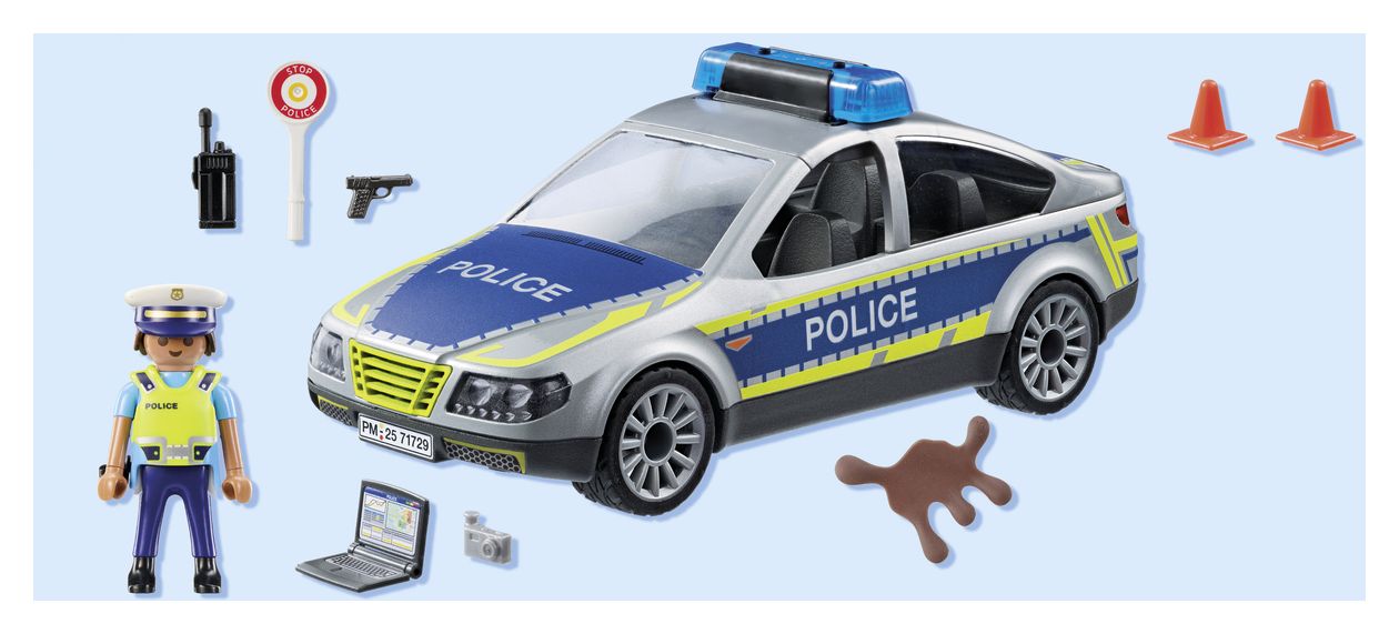 71729 Action Heroes Polizei Streifenwagen 
