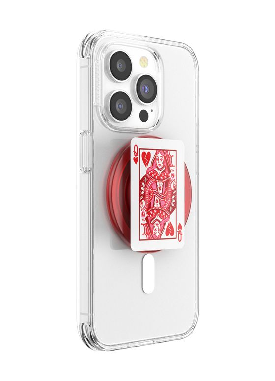 PopGrip Heartbreaker Queen Fingerring  (Rot, Weiß) 