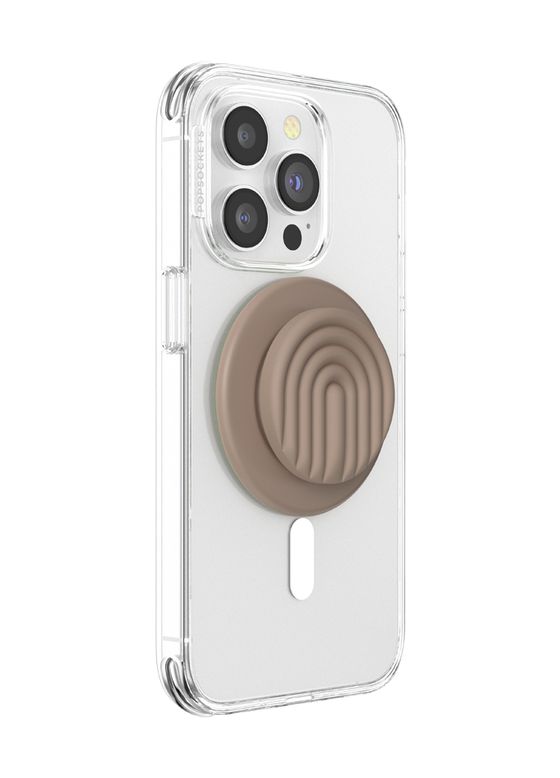 PopGrip MagSafe Latte Curves Fingerring für Apple iPhone 12+  (Beige) 