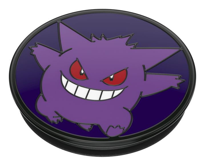 PopGrip  Pokémon - Enamel Glow-in-the-dark Gengar Fingerring für Universal  (Violett) 