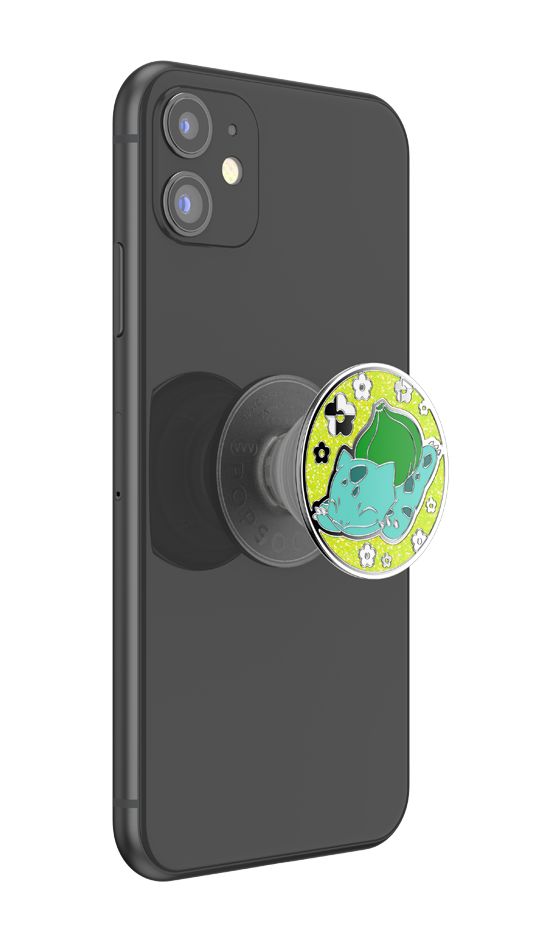 PopGrip Pokémon - Enamel Bulbasaur Nap Fingerring für Universal  (Mehrfarbig) 