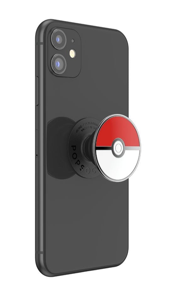 PopGrip Pokémon - Pokéball Enamel Fingerring für Universal  (Rot, Schwarz, Weiß) 