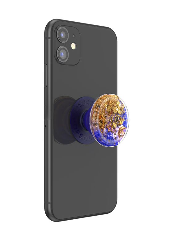 PopGrip Tidepool Cosmic Escape Fingerring für Universal (Blau, Gold, Violett, Weiß) 