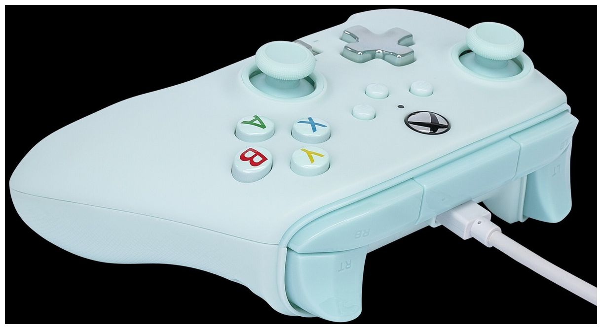 Enhanced Wired Controller Analog Gamepad Xbox One, Xbox Series S, Xbox Series X Kabelgebunden (Hellblau) 