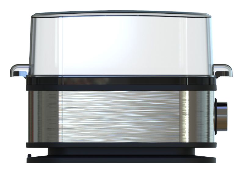 262046 Eierkocher für 6 Eier  (Schwarz, Silber) 