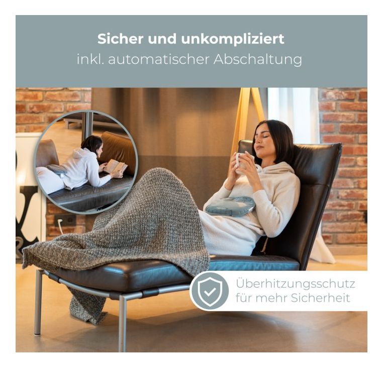 PC-EWF3150 elektrische Wärmflasche 380 W  (Grau) 
