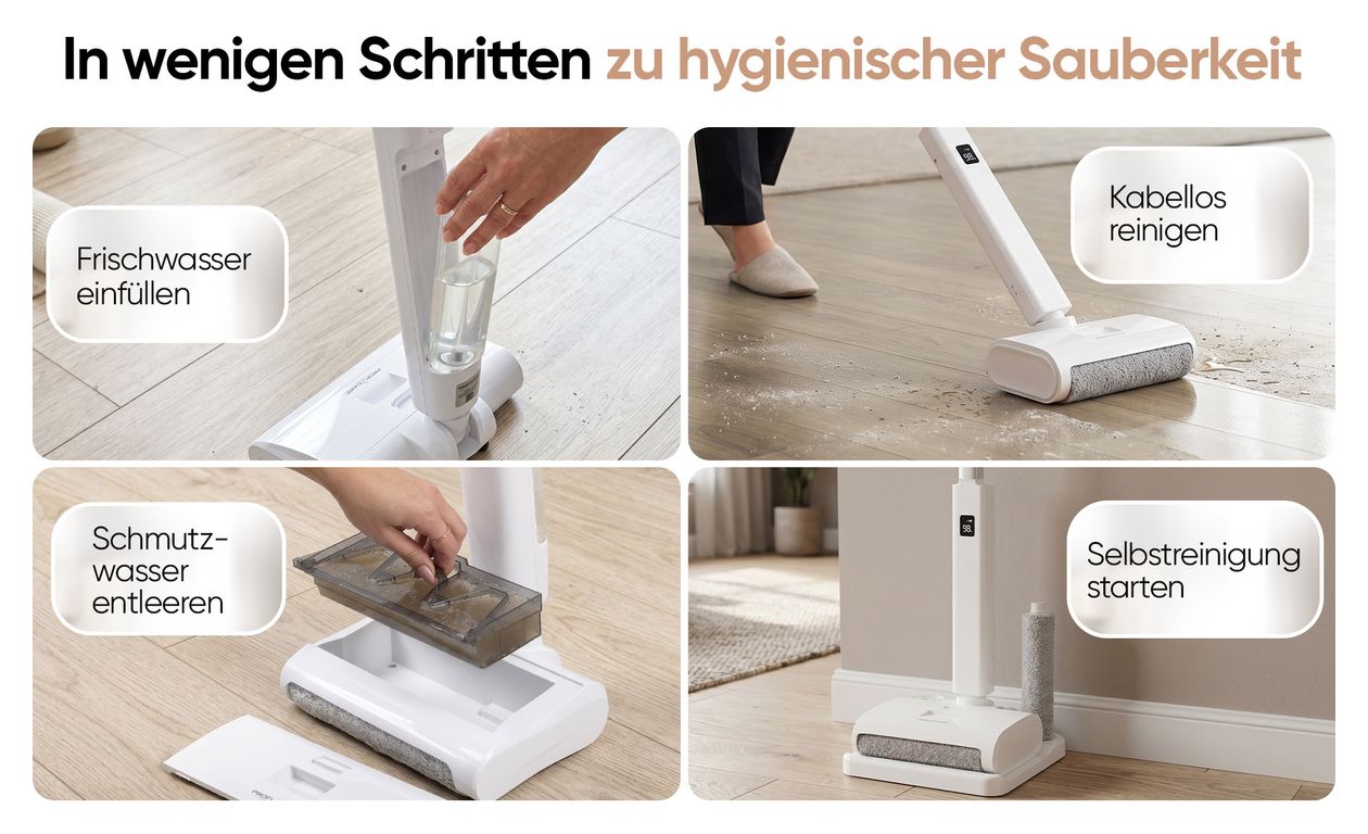 PC-HBR3147A Naß-/Trockensauger bis 35 min Laufzeit 