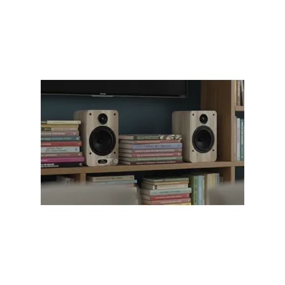Classic Active Heim-Audio-Mikrosystem DAB+, FM 80 W Bluetooth  (Weiß, Eiche) 