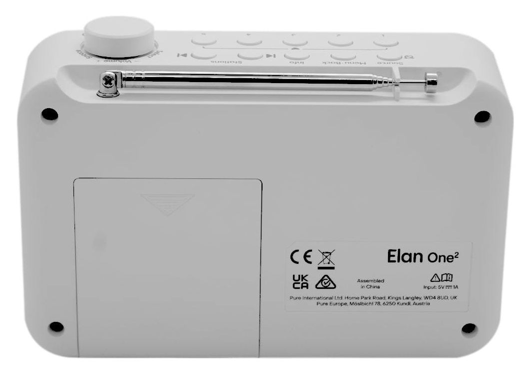 Elan One 2 Bluetooth DAB+, FM Radio Tragbar  (Weiß) 